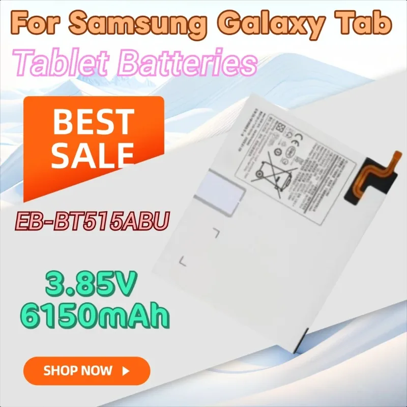 

Совершенно новый высококачественный аккумулятор для планшета 3,85 В, 6150 мАч EB-BT515ABU для Samsung Galaxy Tab A 10,1 2019 SM-T510 T510 T515 T517