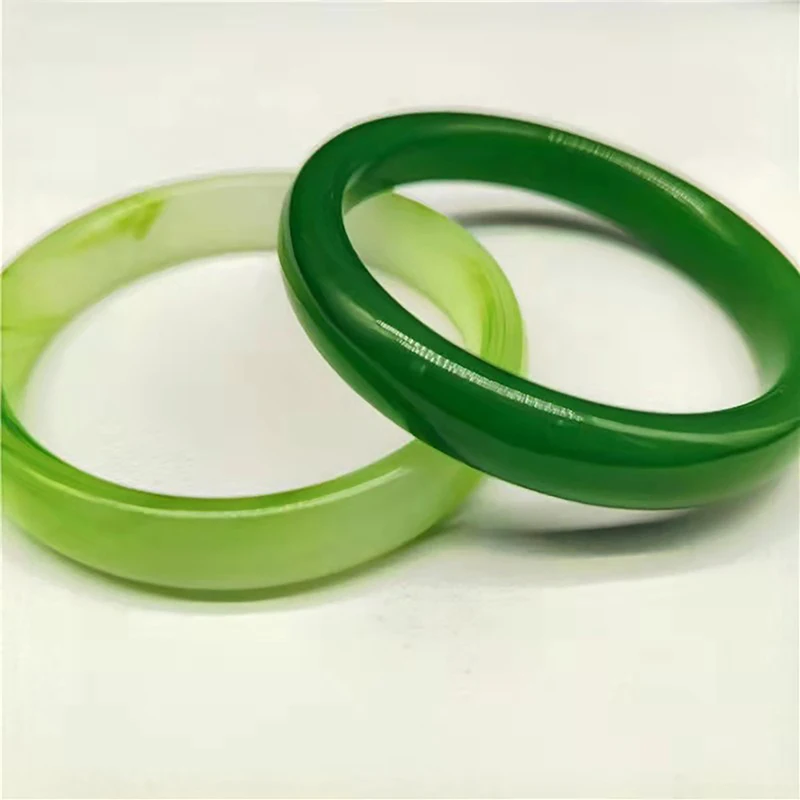 

Real Jadeite Natural Ice Green Jade Bangle Luxury Bracelet For Women Gifts Girlfriend