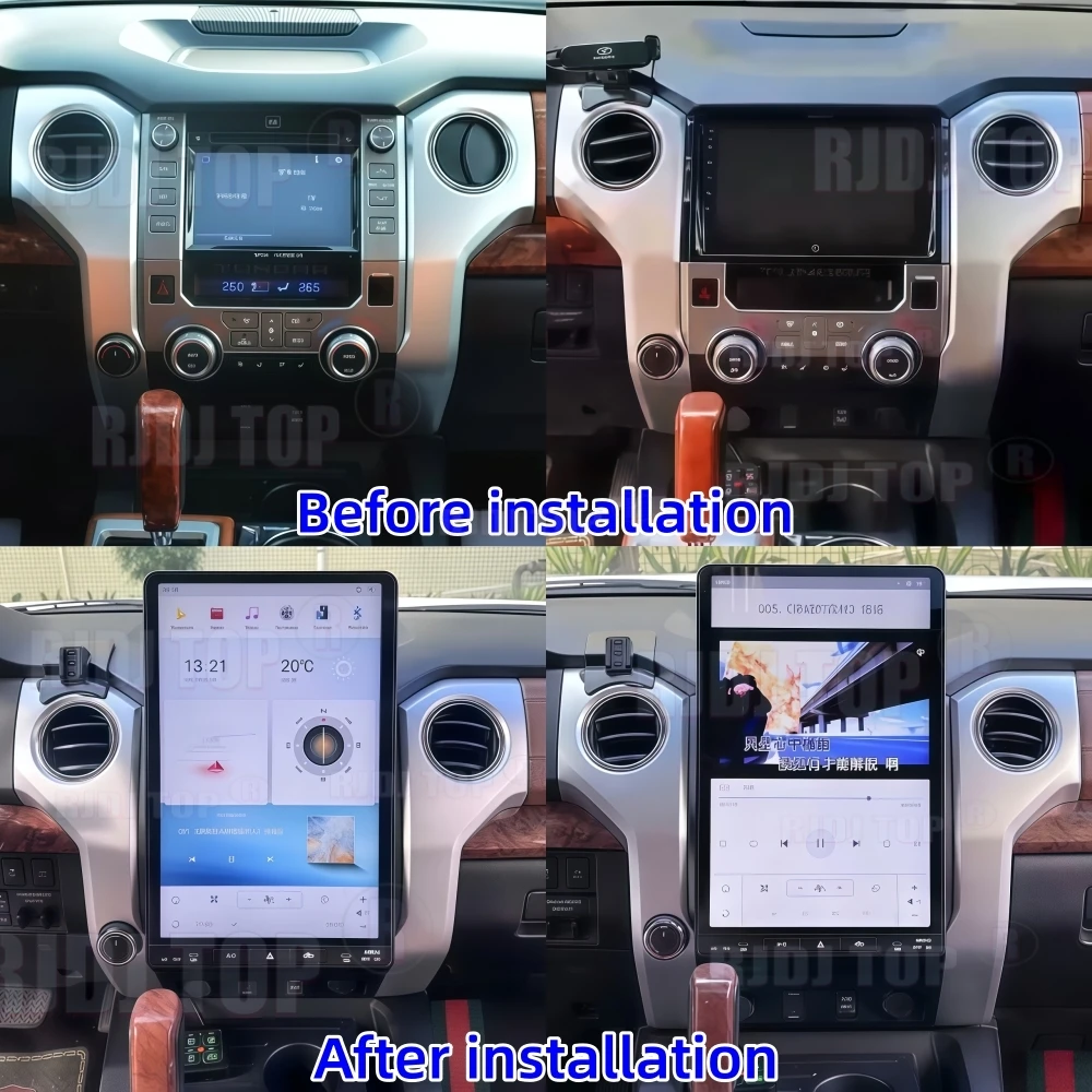 

16,8 "Android 13 для Toyota Tundra 2014-2020 автомобильный мультимедийный видеоплеер сенсорный экран авторадио радио GPS Navi стерео Carplay 5G