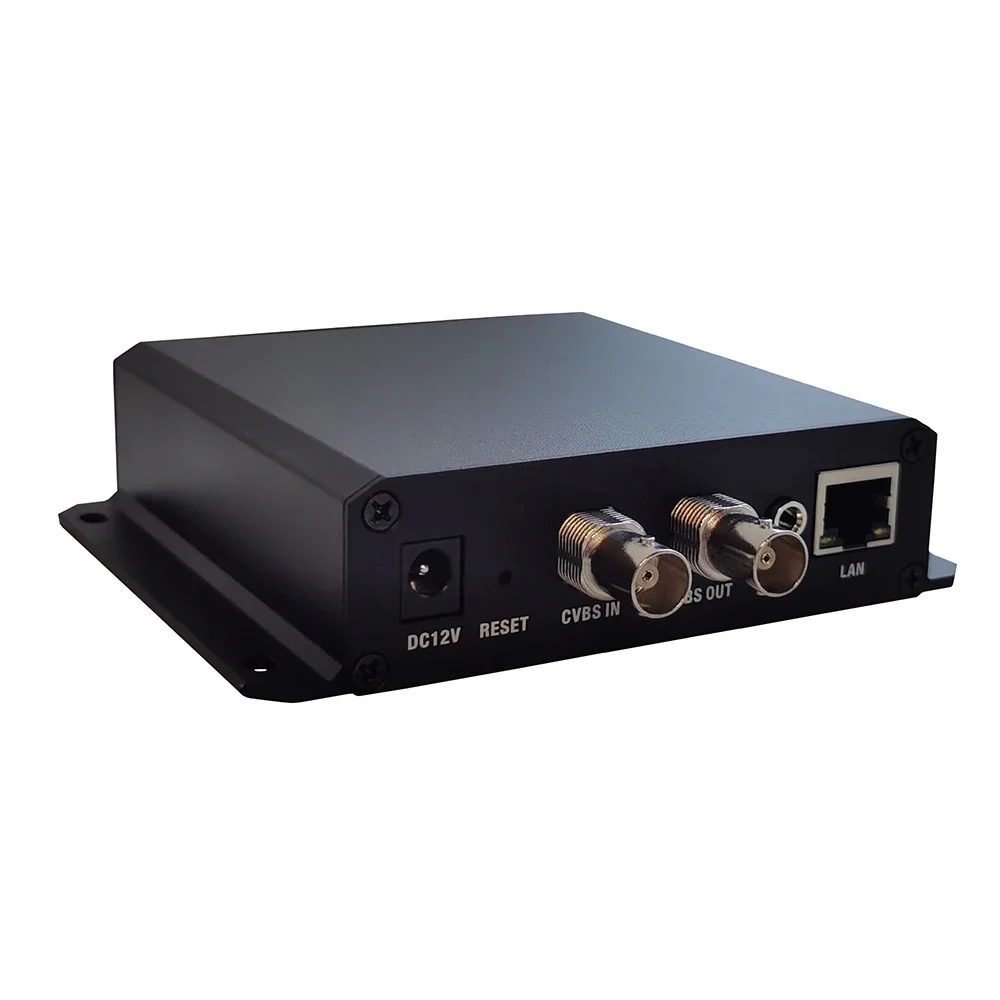 2026 Premium  1 Channel H.265 CVBS Loop Out Audio/Video Encoder CVBS to IP Signal Converter catv Network Streaming Encod