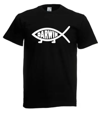 Herren T-Shirt Darwin Parodie Größe bis 5XL