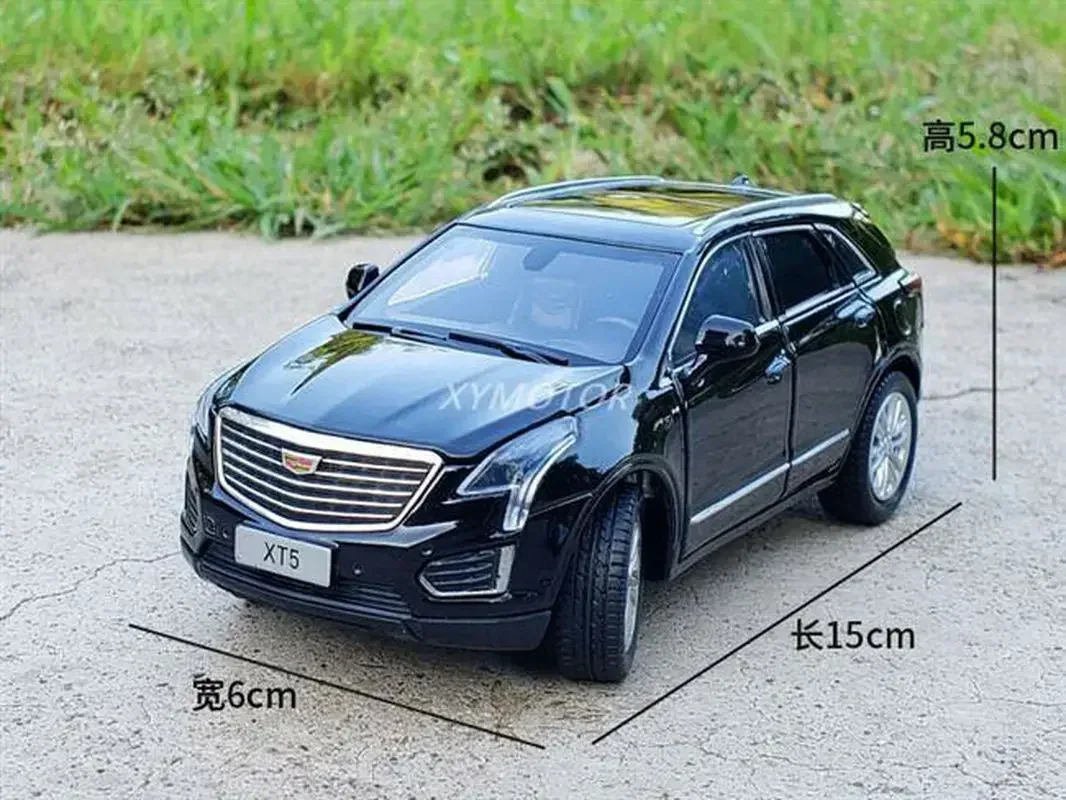 

NEW 1/32 JKM For Cadillac XT5 SUV Sound light Pull back Diecast MODEL CAR Toys Gifts Black/White/Red Metal,Plastic,Rubber