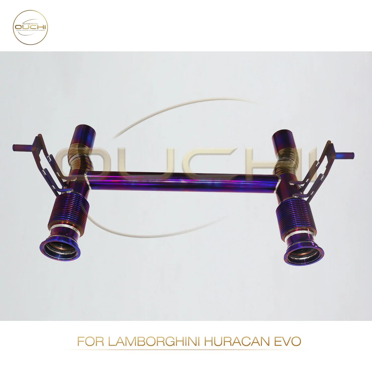 

OUCHI Factory Direct Sales Titanium Alloy Simple Catback For Lamborghini Huracan EVO Without Stand Exhaust Without Valve