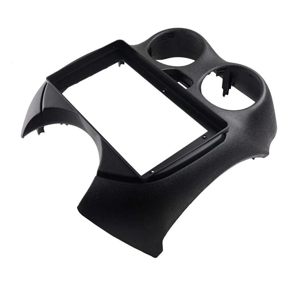 Car Dashboard Panel Frame Radio Fascia For Nissan Micra / March(K13) 2010-2013 ABS Black Auto Replacement Accessories