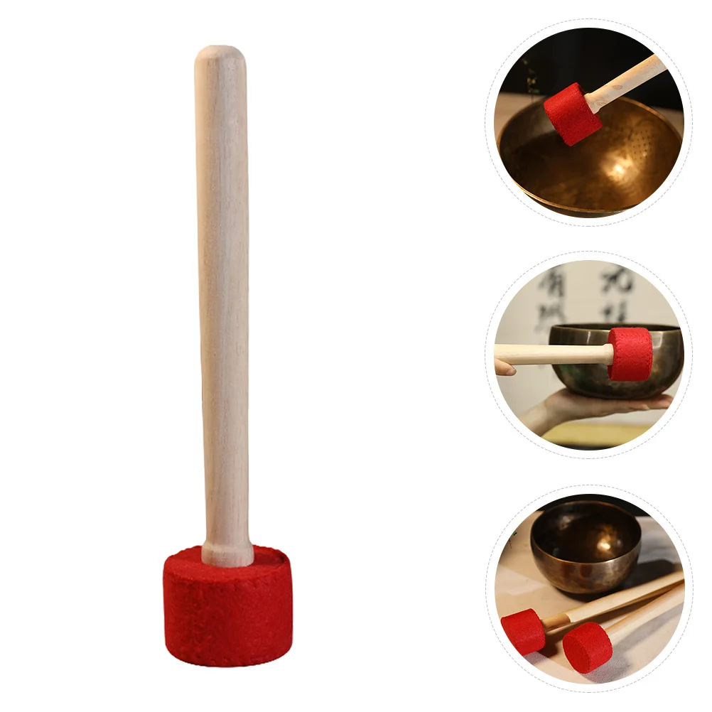 

Bowl Mallet Premium Wrapped Mallet For Singing Bowls Meditation Class Durable Portable Striker Accessory