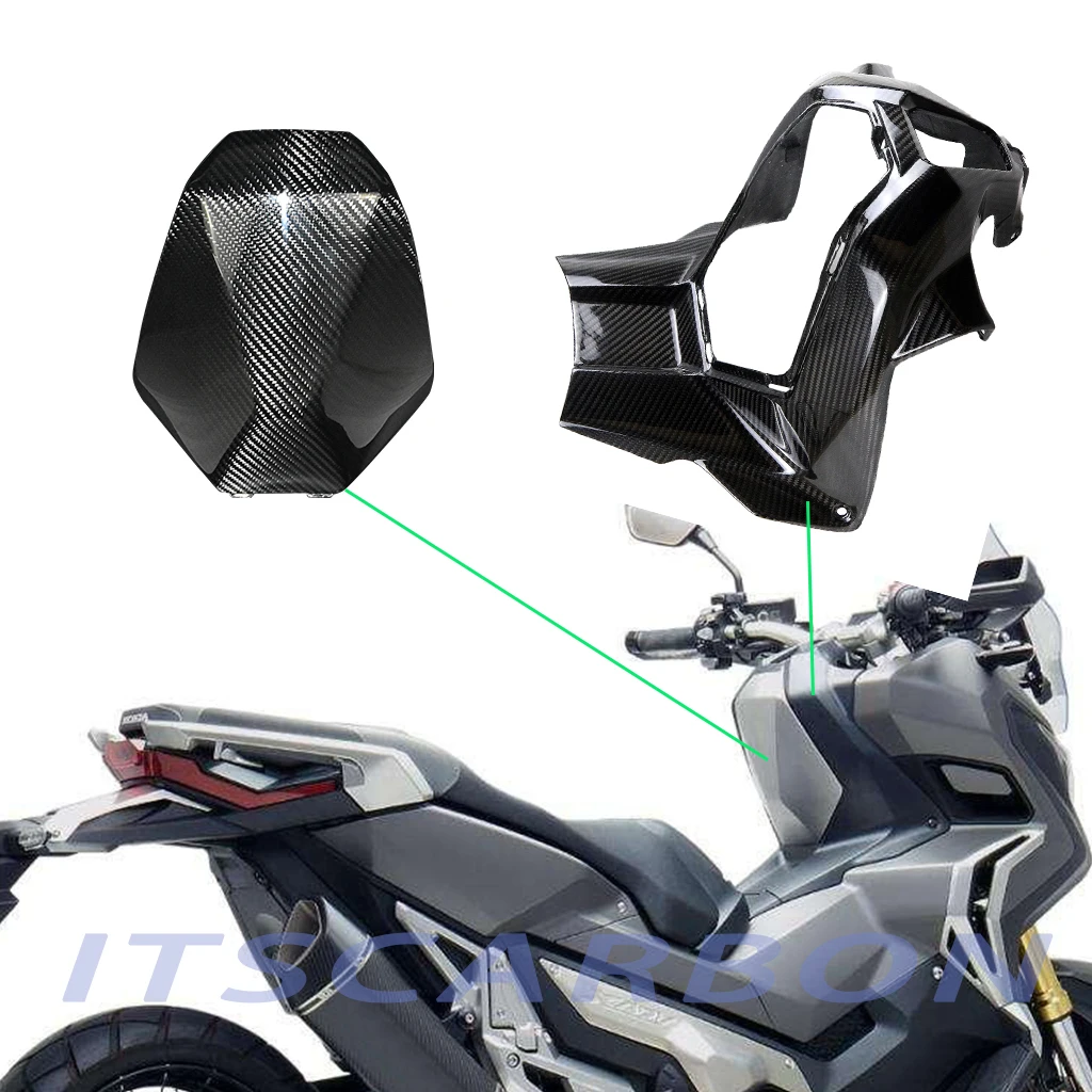 

Real 3K Carbon Fiber Motorcycle Accessories Airbox Assembly Fairing Fairings For Honda XADV750 2017 2018 2019 2020