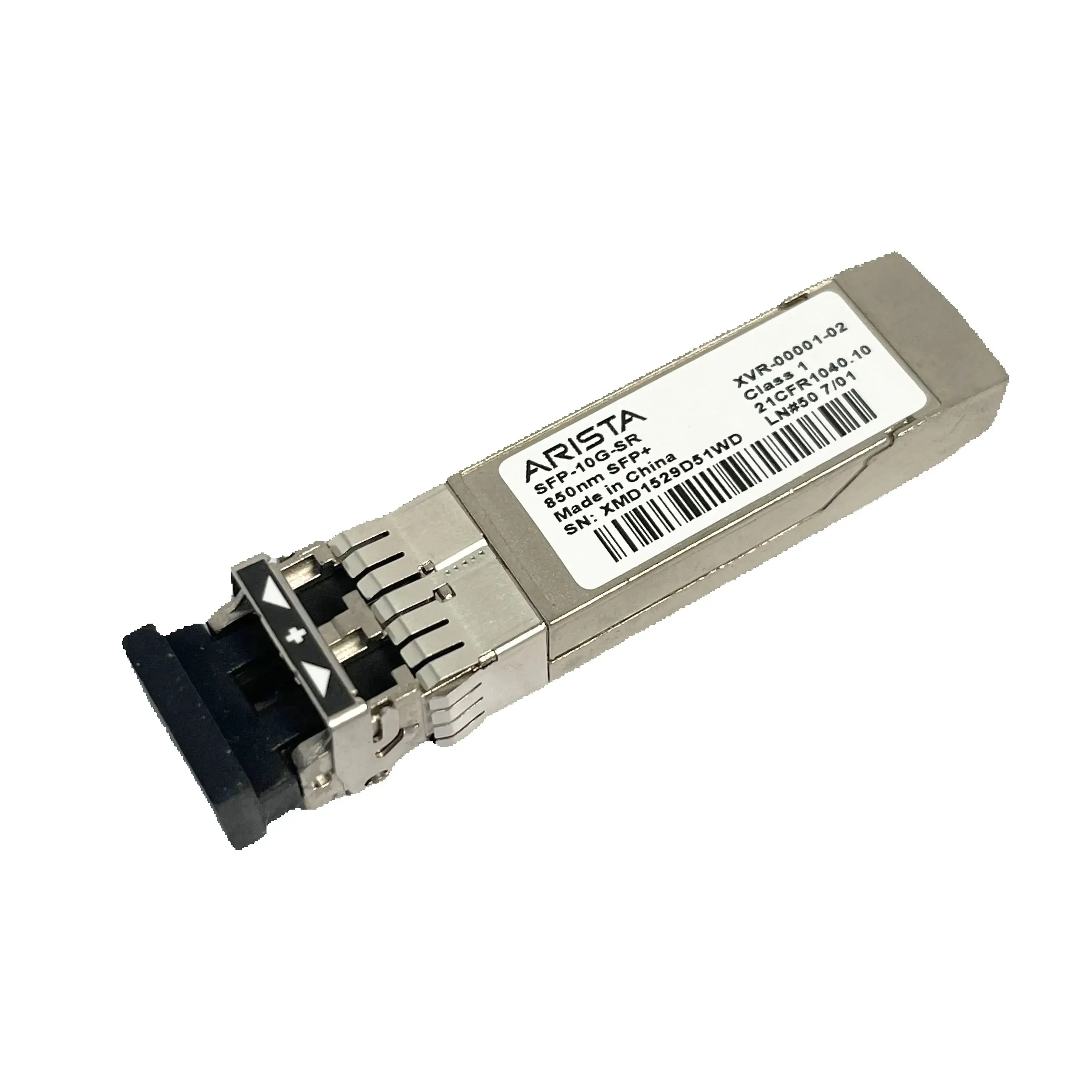أريستا SFP-10G-SR 10GBASE-SR SFP + وحدة الإرسال والاستقبال الضوئية XVR-00001-02