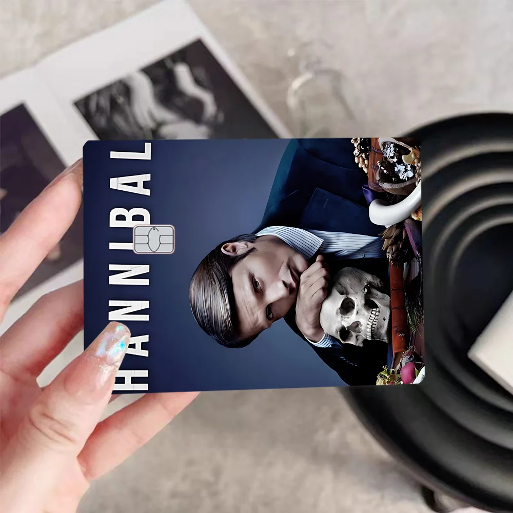 شخصيات الفيلم الكلاسيكي H-anni-bal 100% رائجة البيع أمين الائتمان الخصم البنك بطاقة حافلة بطاقة فيلم الجلد ملصق