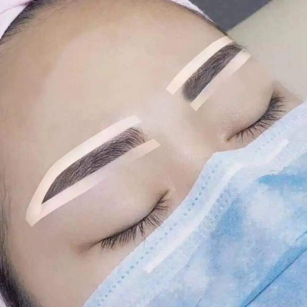 Eyebrow Stencil Sticker Disposable Eyebrow Stencil Set with 3 Styles Mapping Guide Card Brow Shaping Template for Airbrush