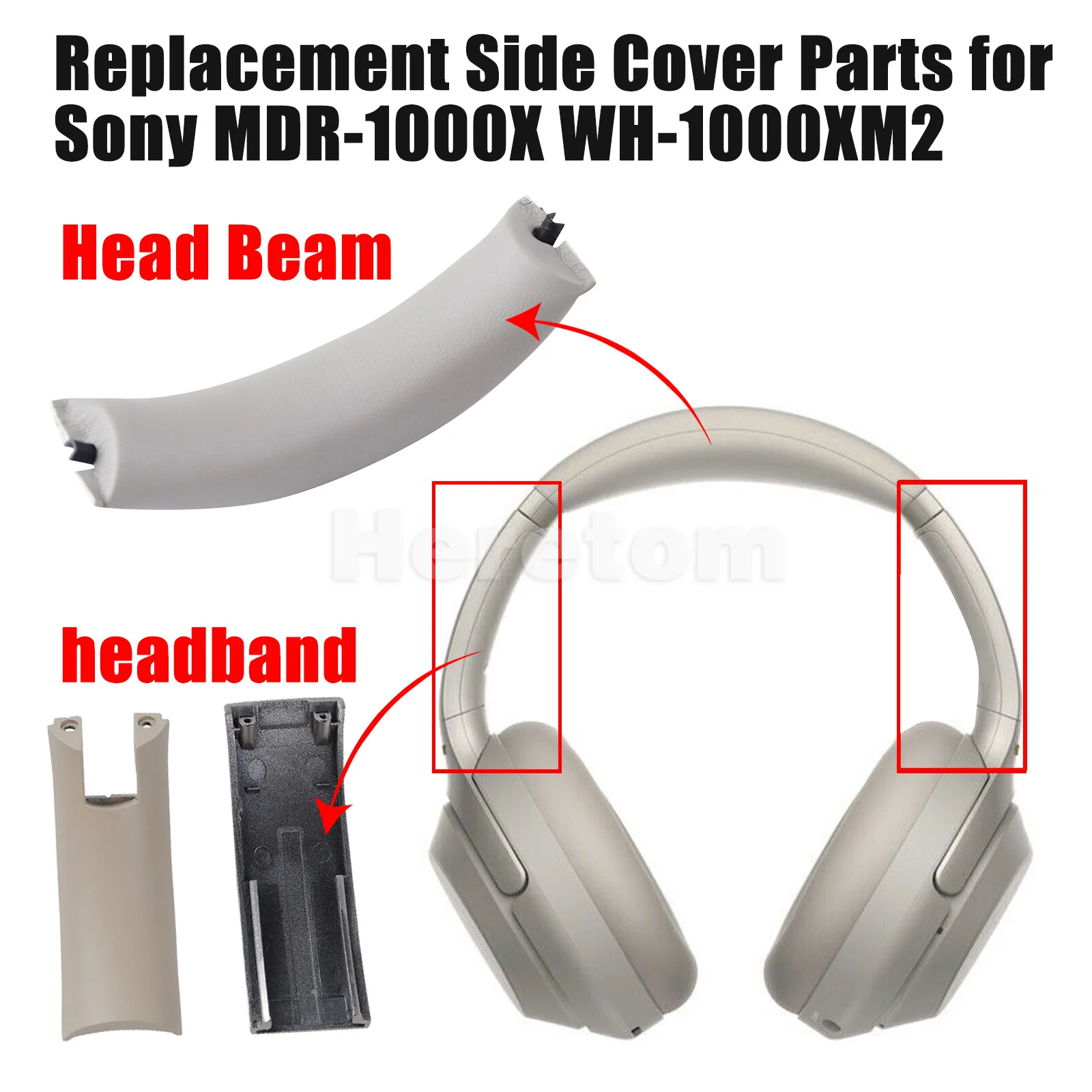 Replacement Headphone Headband /Head Beam For Sony WH-1000XM2 MDR-1000X Headphone Repair parts 