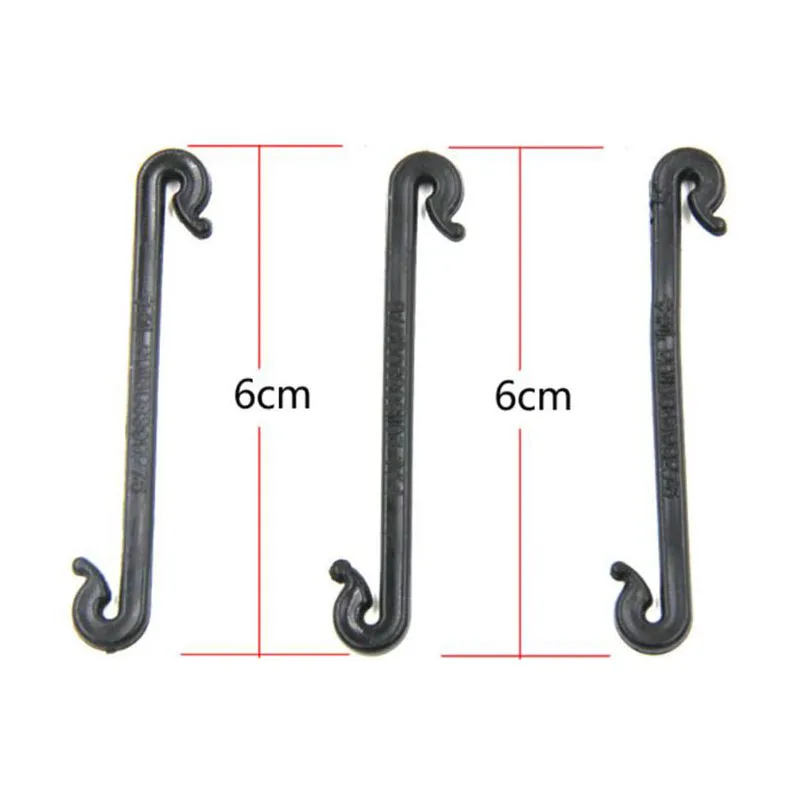 Plant Fixing Clips Tomato Support Clips Grape Rack Mesh Fasteners Gardening Agricultural Bundling Line Cages 50/100PCS Plastic