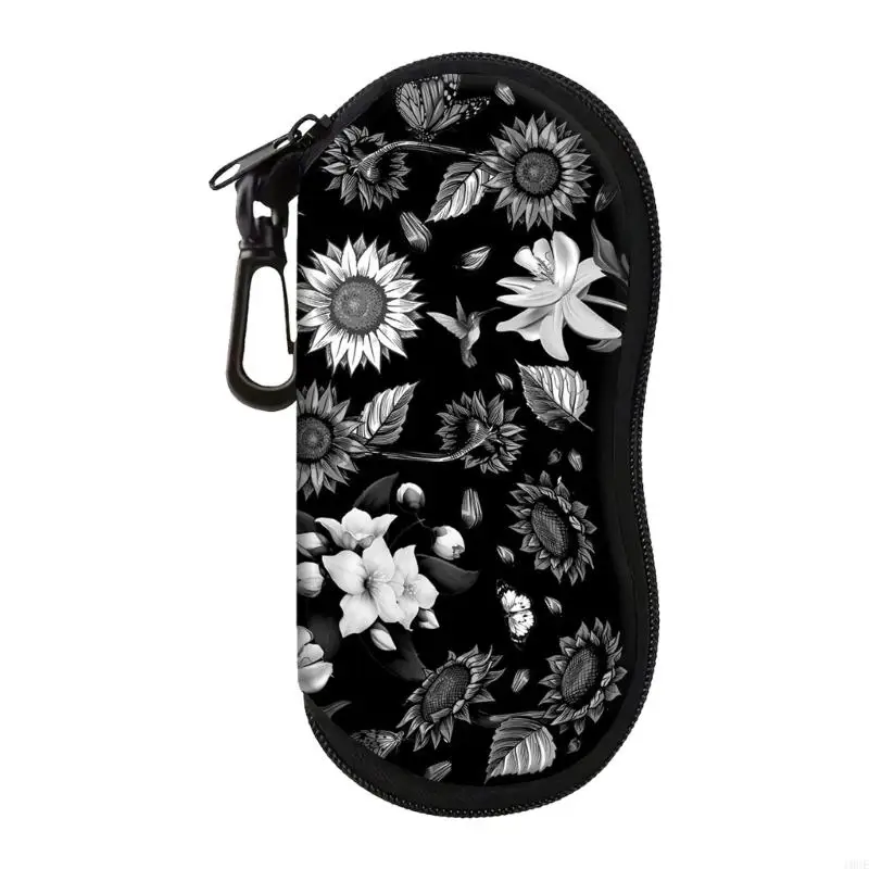 Modern Printed Eyeglasses Pouches Premium Zippers Protecting Light weight Organizers For Sunglasses Cosmetics
