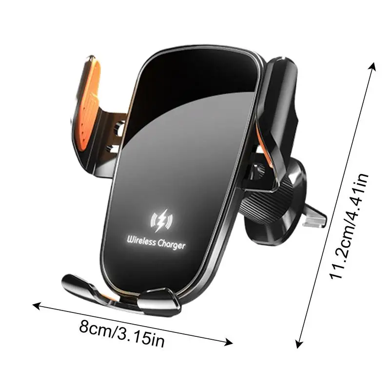 Cargador de montaje para teléfono de coche, soporte para teléfono móvil, soporte para coche, soporte móvil ajustable 360, estación de carga de ventilación de aire, antideslizante, rápido