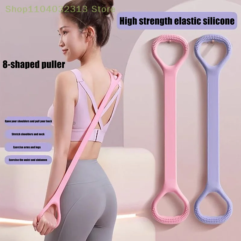 8 bandas de resistencia para entrenamiento físico para brazo, espalda, hombro, ejercicio, banda de entrenamiento elástica para Yoga, Pilates, fisioterapia