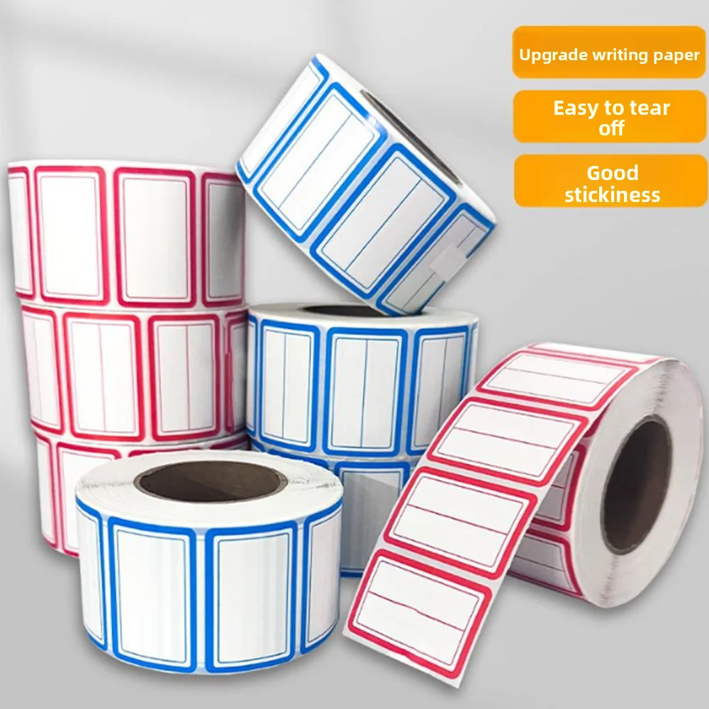 Label Stickers Color Coding Self-Adhesive Name Tags Stickers Waterproof Removable Labels For Handwriting File Folders Price Tags