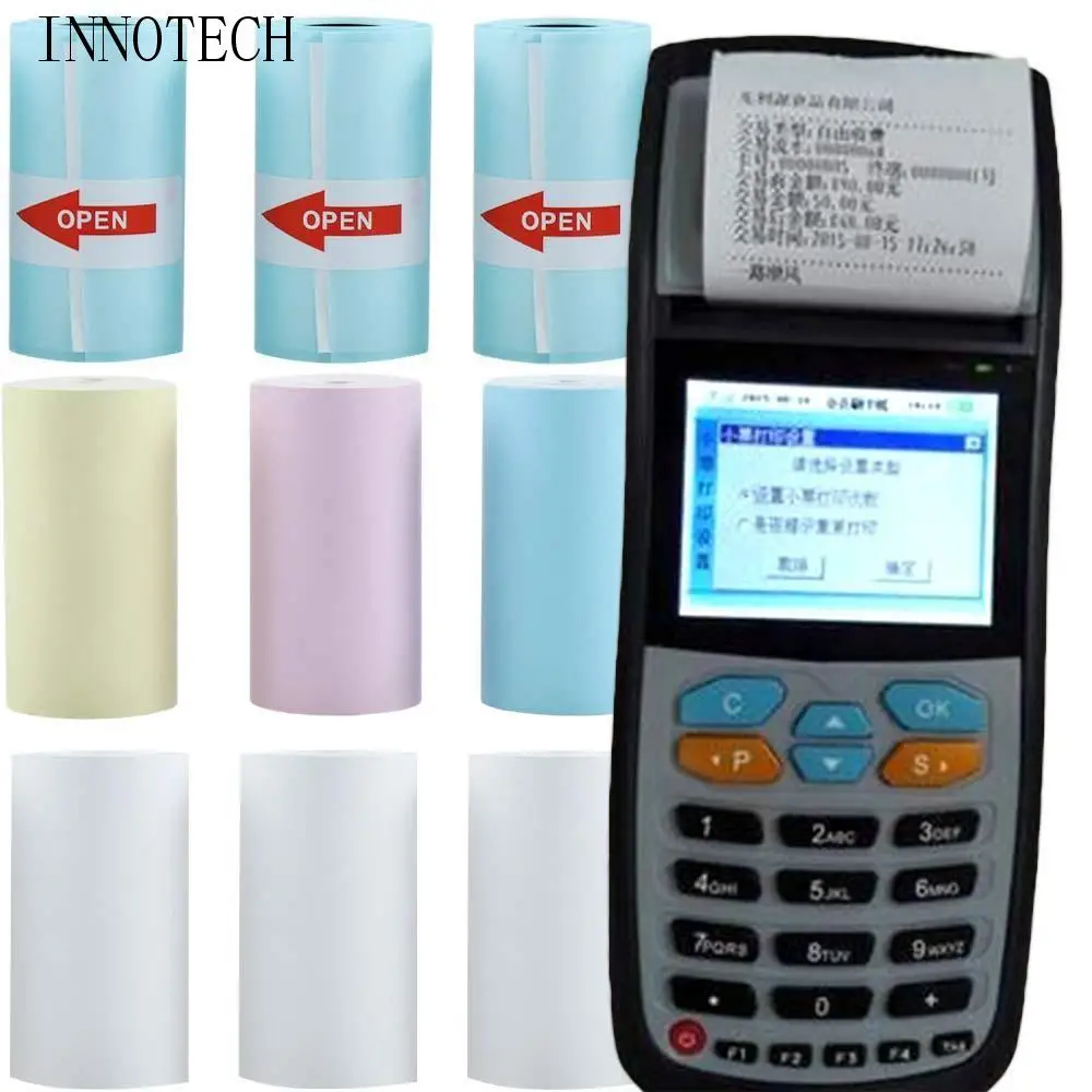 

57*30mm Mini Printer Paperang Printer Camera Printing Paper Thermal Printer Paper Label Printer Paper White Thermal Paper