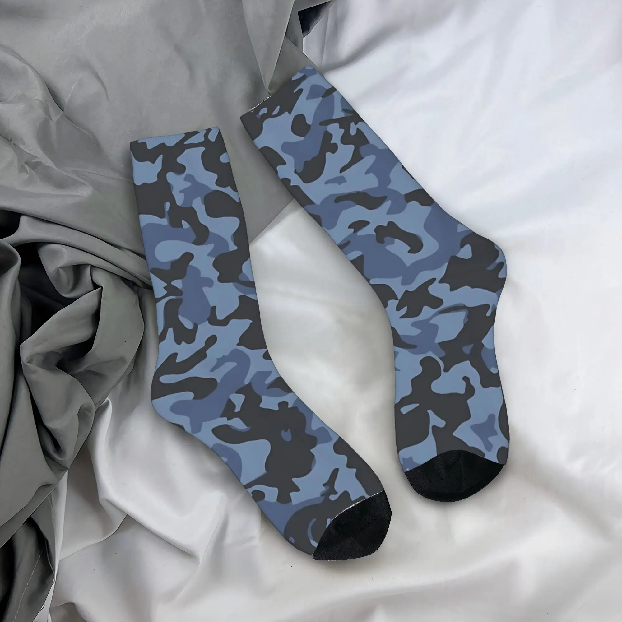 

Мужские носки унисекс, камуфляжные чулки с камуфляжным рисунком, зимние носки высокого качества в стиле ретро, носки для бега с защитой от пота
