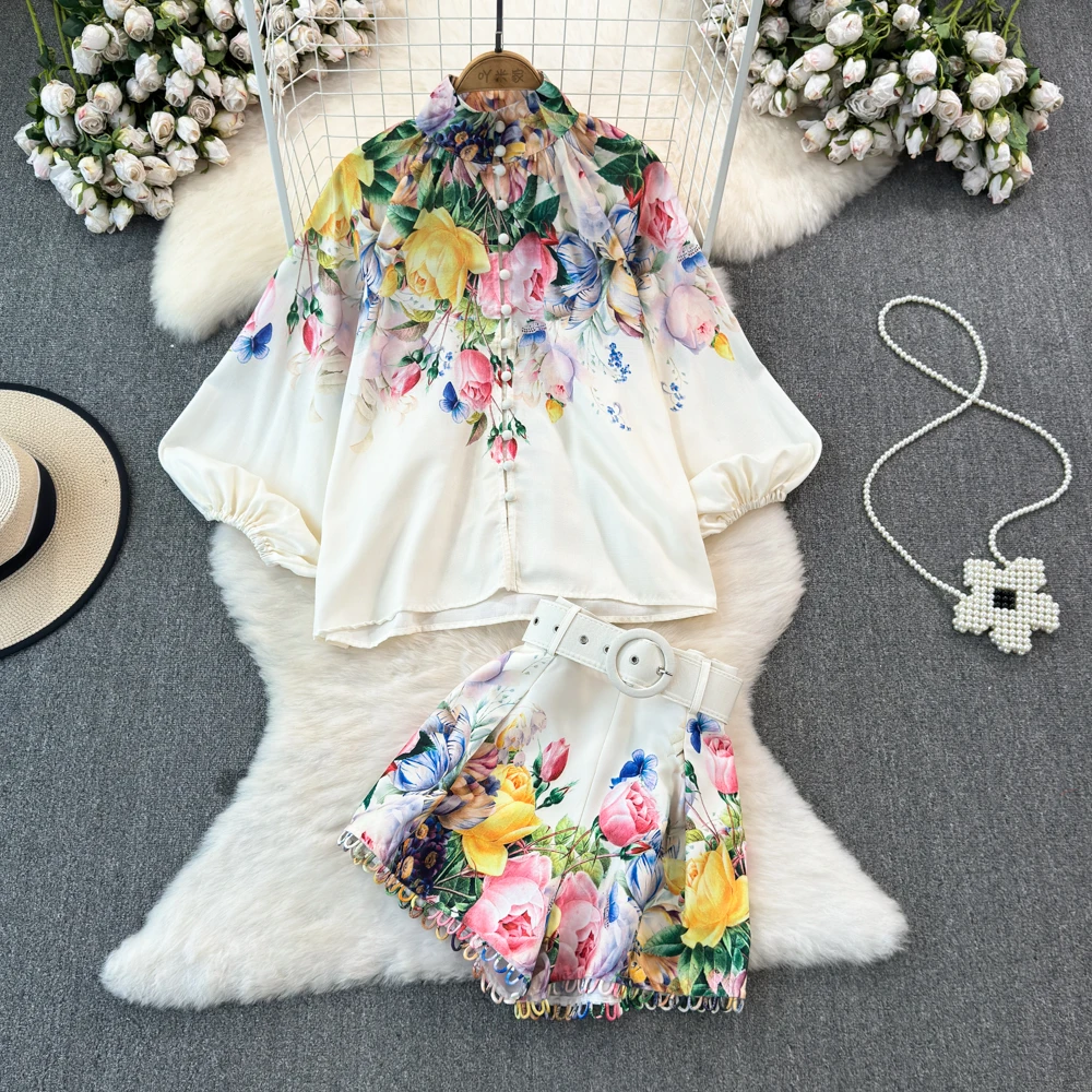 

Элегантный модный винтажный комплект, летне-осенний костюм, женский элегантный костюм принцессы, дворец, роскошный праздничный ужин, банкетный топ, шорты, комплекты