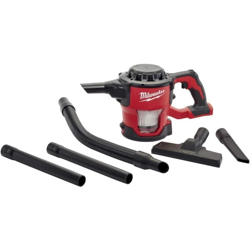 NEW1-Milwaukee 0882-20 Filter M18 18V Cordless Lithium-ion Compact Vacuum,with Bonus Premium Microfiber Cleaner Bundle