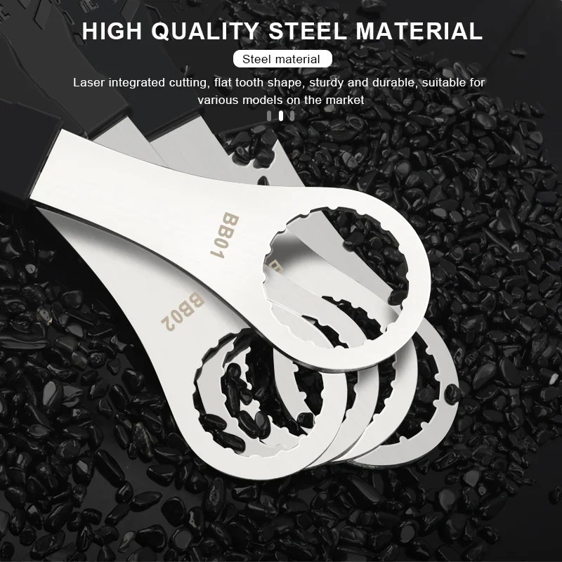 Chiave per movimento centrale bicicletta Installa rimozione Strumenti di riparazione bici Diametro 39/40,5/44/46/49mm ForBSA30