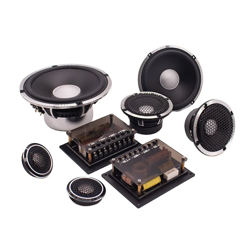 

Sennuopu SK-8 Car Audio Speakers 6.5 Inch Aluminum 3-way 12V Universal Medium Bass Woofer Universal Speakers Sets 12 All Car