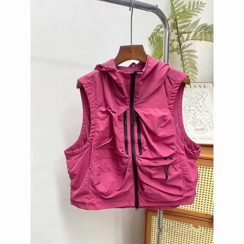 Japanese Trendy Safari Style Personalized Veste Femme Minority Zip Short Hoody Coat Slim Feminine Casual Lazy Soft Tops