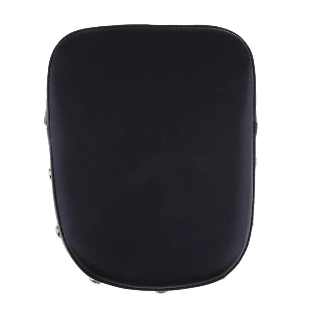 Black Motorcycle Backrest Sissy Bar Cushion Pad for Suzuki Universal