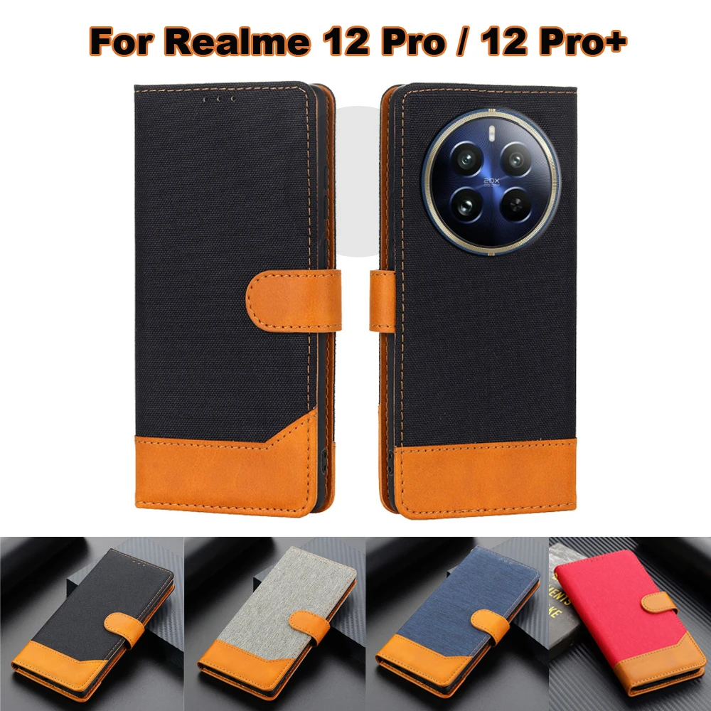 

on Etui Realme 12 Pro+ чехол 12Pro Plus RMX3840 RMX3841 Funda Coque Wallet Case For Carcasas Realme 12 Pro RMX3842 RMX3843 Cover