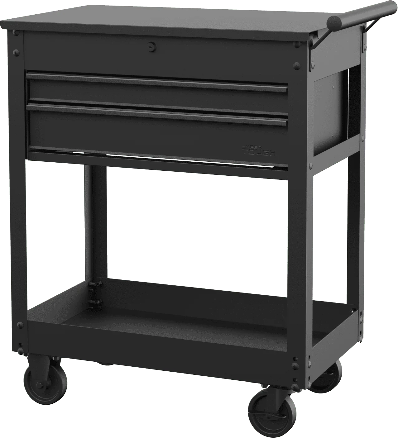 

28-inch Steel Mechanics Tool Cart, 500 lb Capacity, Powder-Coated Finish