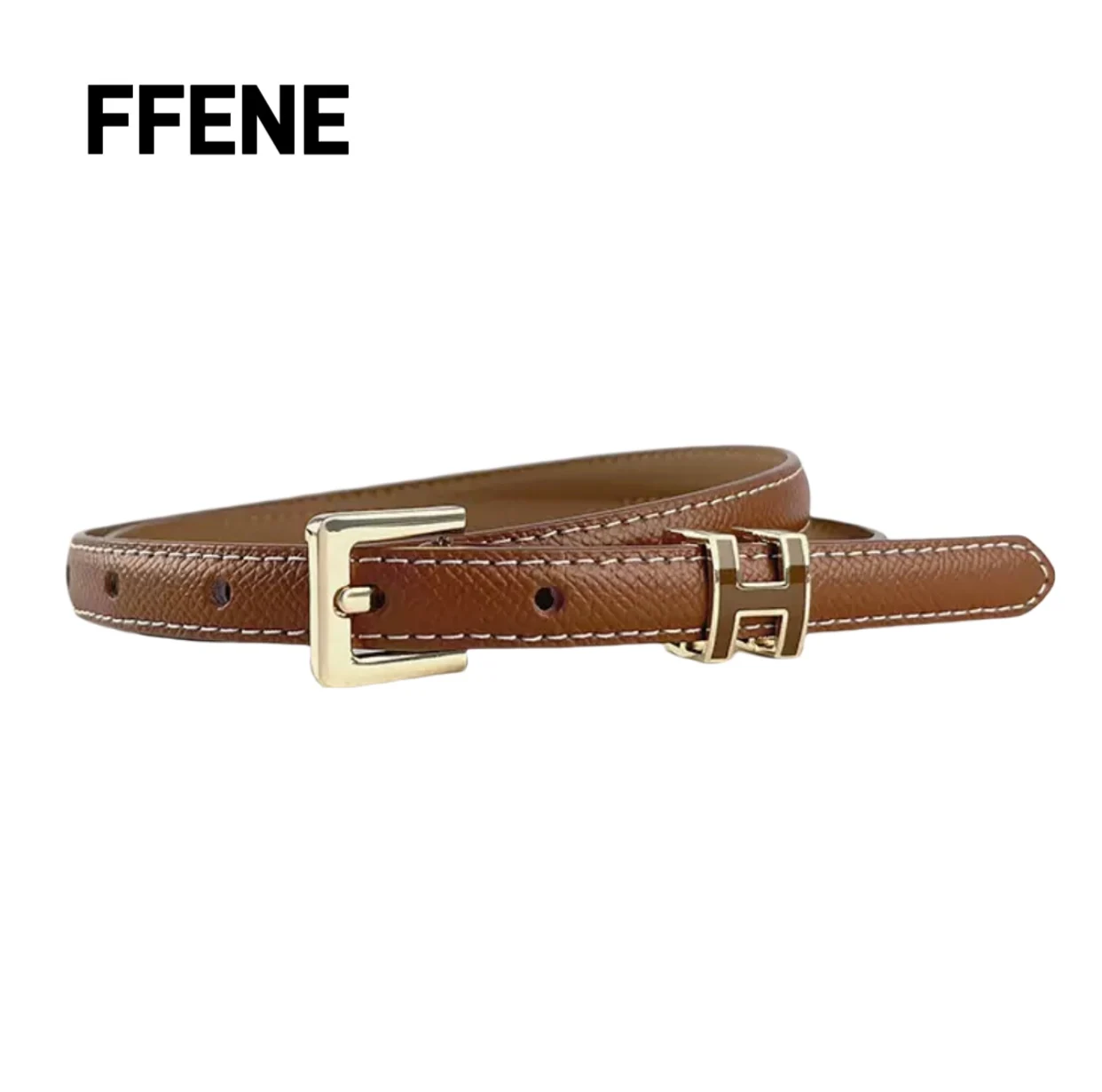 

Hot sale New stock women's belt, women's palm print buckle belt, women's leather belt, versatile simple luxurious high-end belt