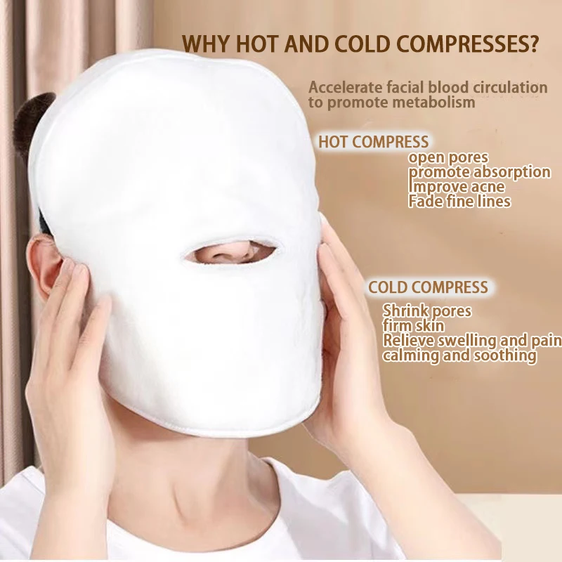 24x24CM Thickened Coral Fleece Face Towels Beauty Salon and Cold Hot Compress Mask Facial Towel White Moisturizing and Hydrating