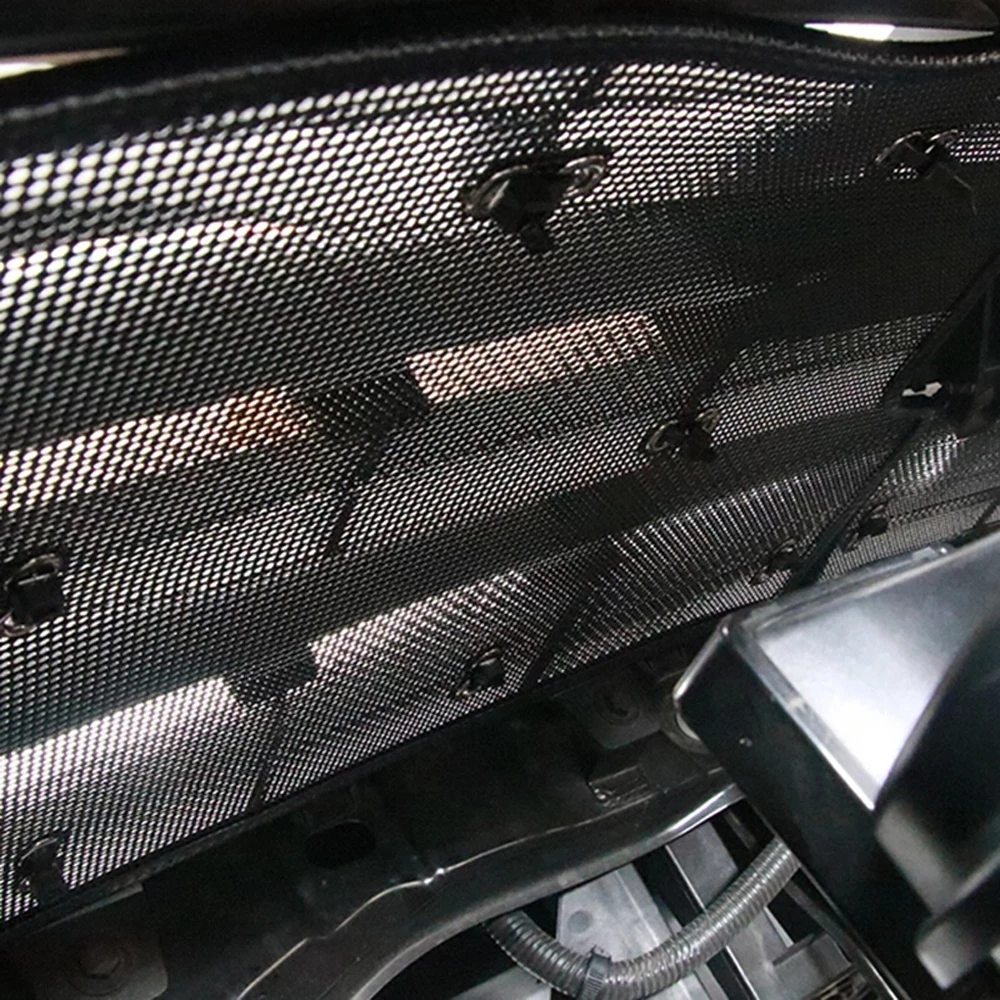 Stainless Garnish Trim Car Front Grille Anti-insect Net And Dust-proof Net Decor Cover For Great Wall Cannon GWM Poer Ute19 - 22