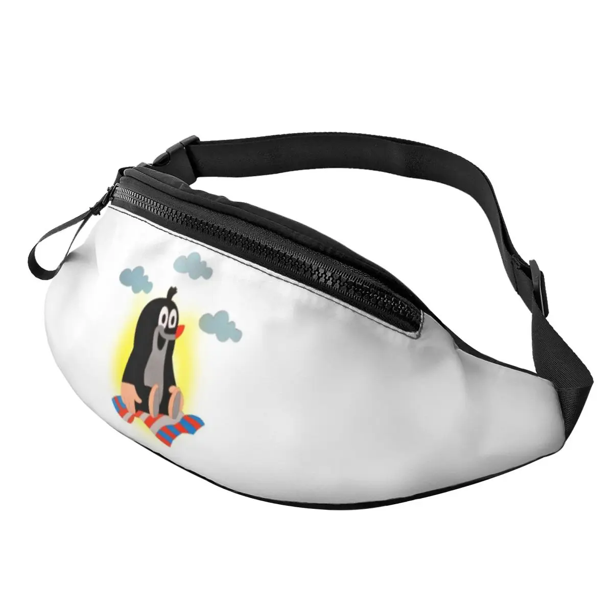 

Mole Happy Krtek Waist Bag for Women Men Crossbody Fanny Pack Running Phone Money Pouch