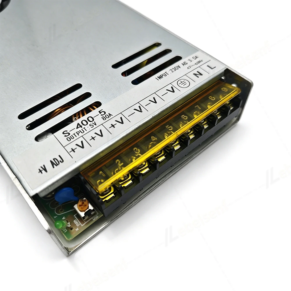5V 80A 400W Switching Power Supply AC 220V Input to DC 5V Transformer For LED Display Billboard Screen CE RoHS