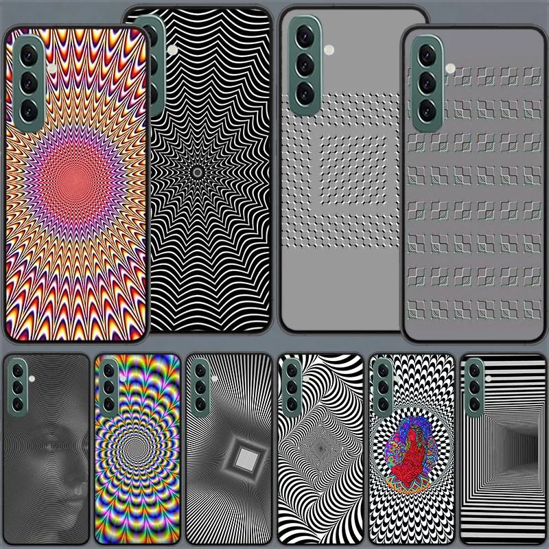 Visual Illusion Art Picture Phone Case For Samsung A15 A25 A35 A55 Galaxy A05S A03 A03S A02S A71 A51 A41 A31 A21 A11 A70S A50S A