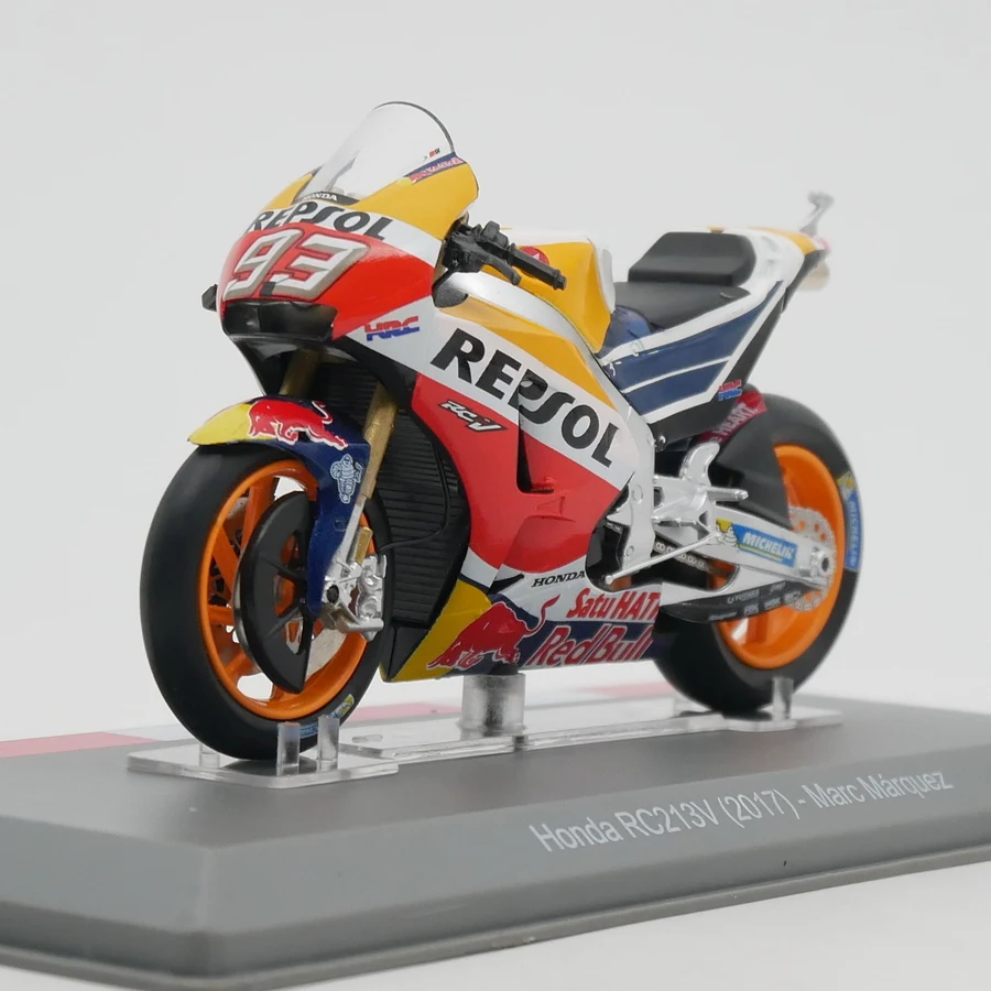 

IXO 1:18 литая модель автомобиля из сплава Moto GP 2017 Honda RC213V Марк маркер