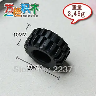 

20pcs S059 *Tyre Low Wide 24 X 14* 6015 DIY enlighten block bricks,Compatible With Assembles Particles