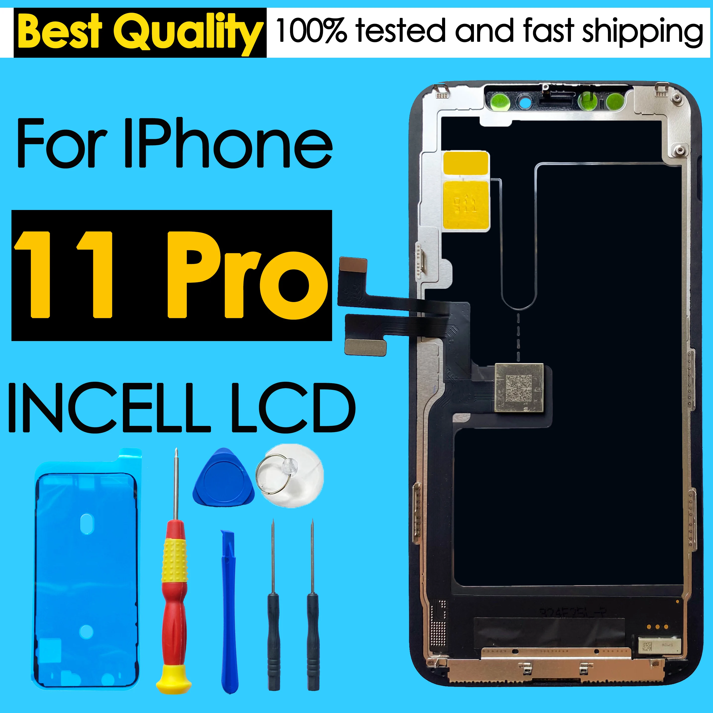 High quality AAA incell LCD For iPhone 11 Pro Display Touch 11Pro Screen Replacement Digitizer Assembly Repair Wholesale Kit