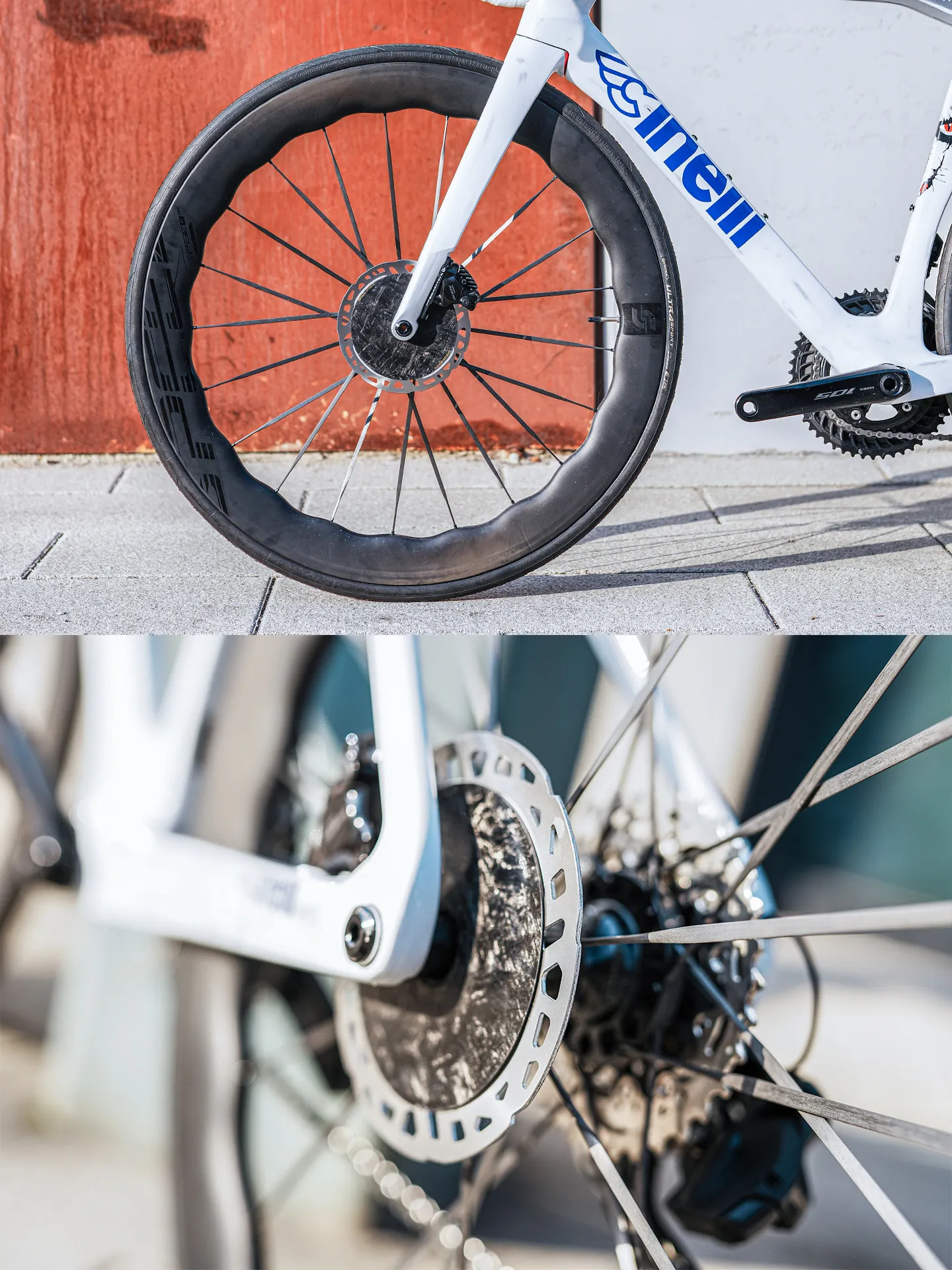 Chaser Rennrad Aero Scheibenbremse Center Lock Disc Carbonfaser Aerodynamische Verriegelungsabdeckung für Shimano MT800/CL900 – Detail 11