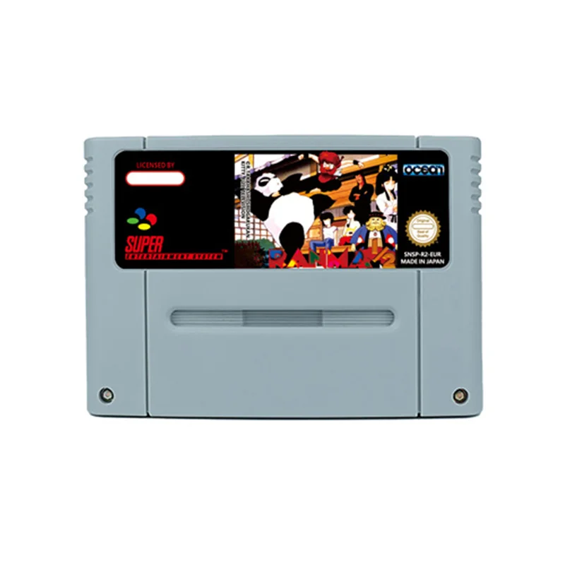 Ranma 1-2 - Hard Battle Action Game for SNES 16 BitRetro Cart Children Gift