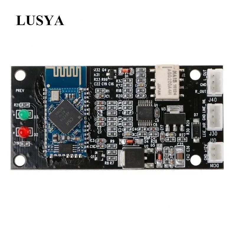 Lusya QCC3034 APT-X Wireless Lossless Bluetooth 5.0 Audio Stereo Receiver Board 6-12V A7-007