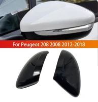 Alta calidad para Peugeot 208 2008 2012-2018 Citroen C3 2016 a 2020 reemplazo de coche cubierta de espejo retrovisor lateral tapa de ala Exterior