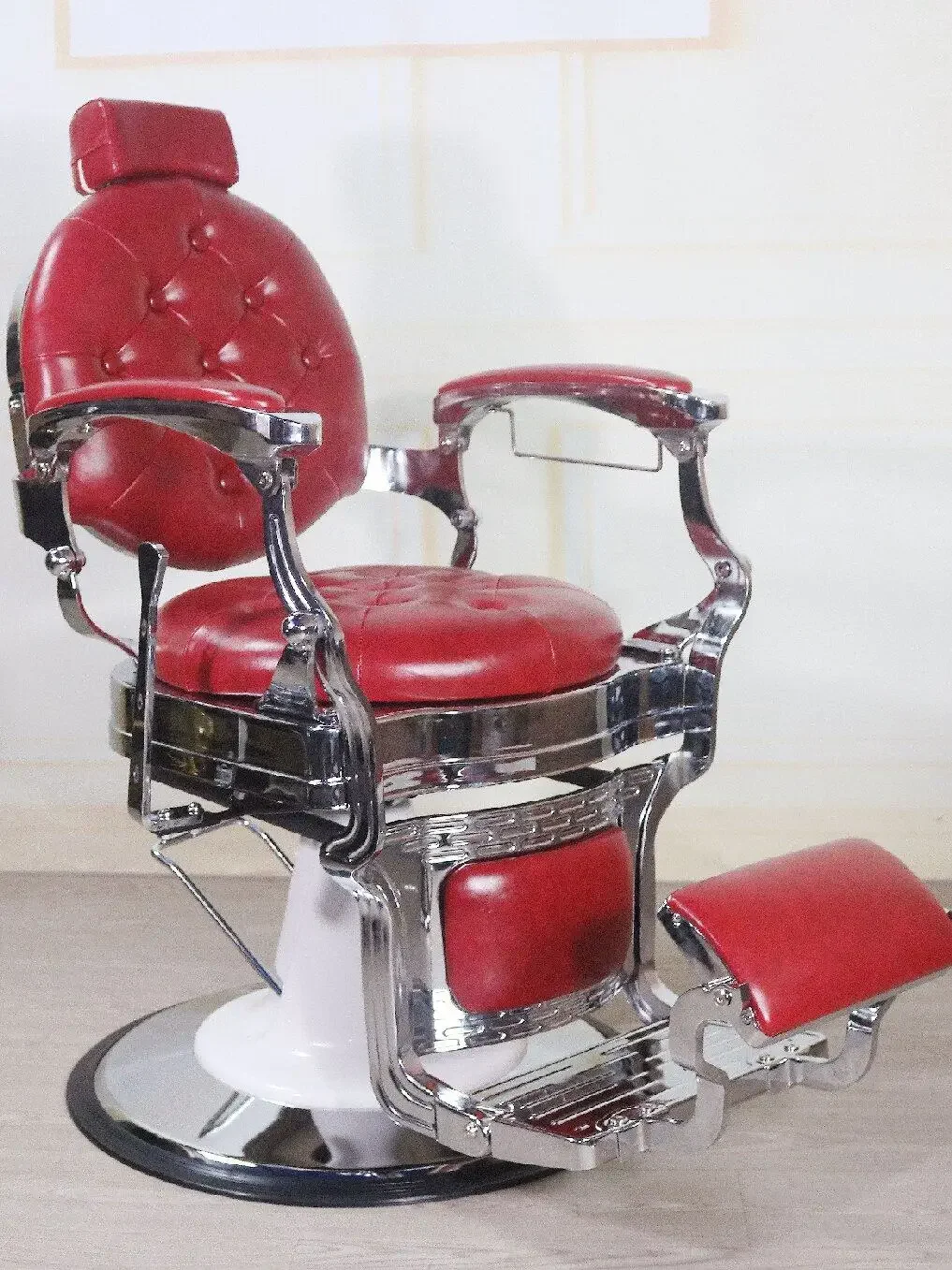 Men's retro oil head chair, special for hair salon, reclining large chair for haircut, perm and dyeing, hair salon chair lifting