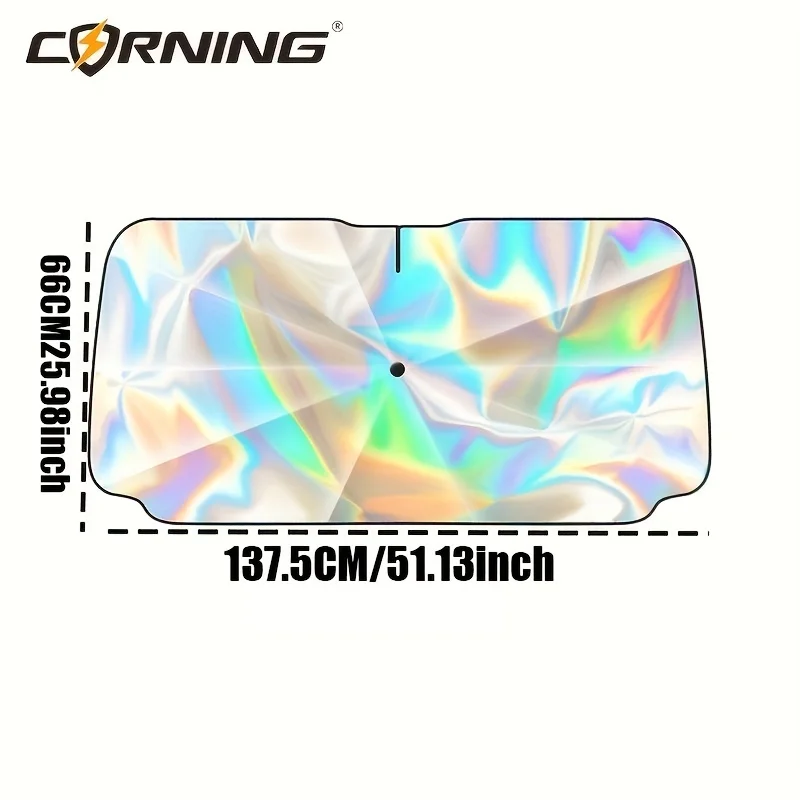 Car Sun Shade Umbrella Foldable Windshield Sunshade UV Protection Heat Insulation Car Front Window Sun Visor for Summer Parking