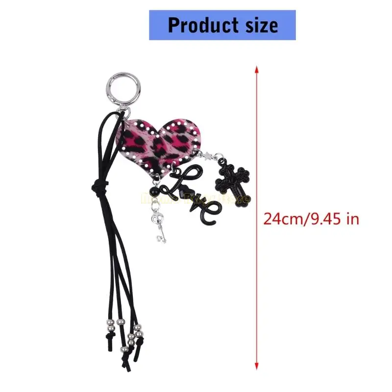X90D حقيبة قلادة سحر حبل مضفر حقيبة سلسلة مفاتيح سحر لمحفظة حقائب اليد حقيبة اكسسوارات مفتاح السيارة سحر للنساء الرجال الهدايا #6