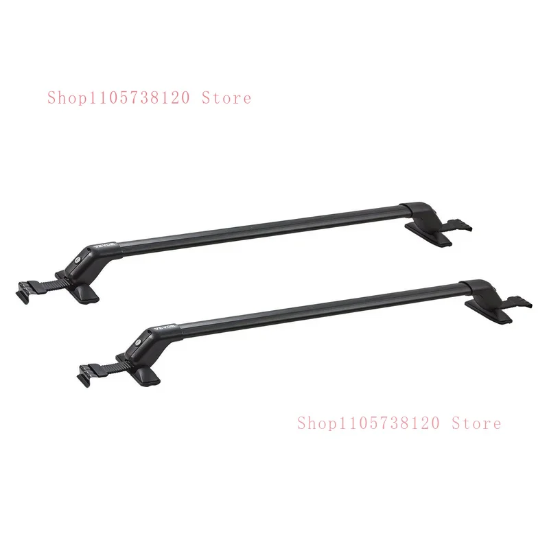 High Quality 4. Inch Adjustle Aluminum Bar Rack Lbs Load Bare Roof Fit SUV Sedan Van Cargo Carry