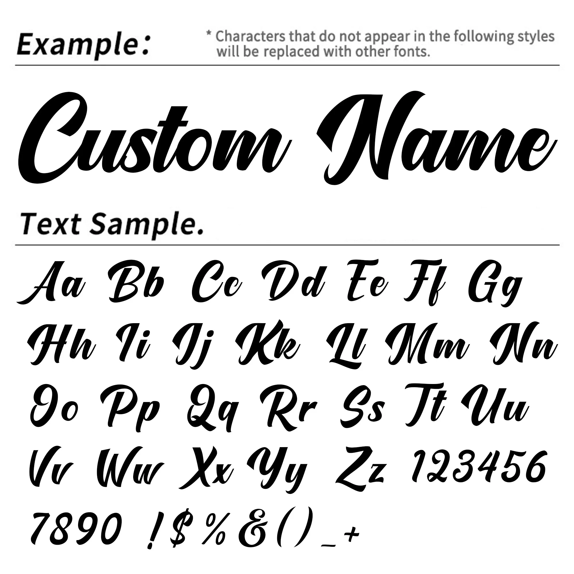 3PCS Custom Name Stickers Personalized Handwritten Quote Vinyl Decals Waterproof for Wedding Birthday Party Christmas Home Decor