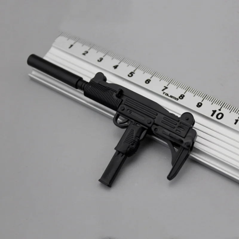 1/6 Scale Uzi Assembly Weapon Model Kit Soldier Accessories