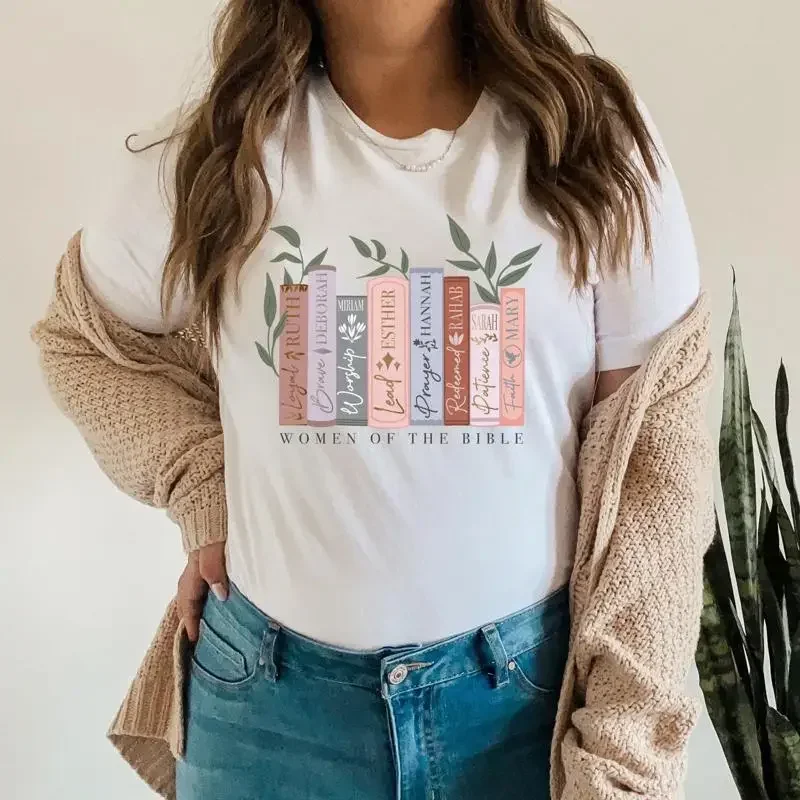 Women Of The Bible T Shirt Light Colors Biblical Gifts Christian Womens Conference Small Church Group Gift