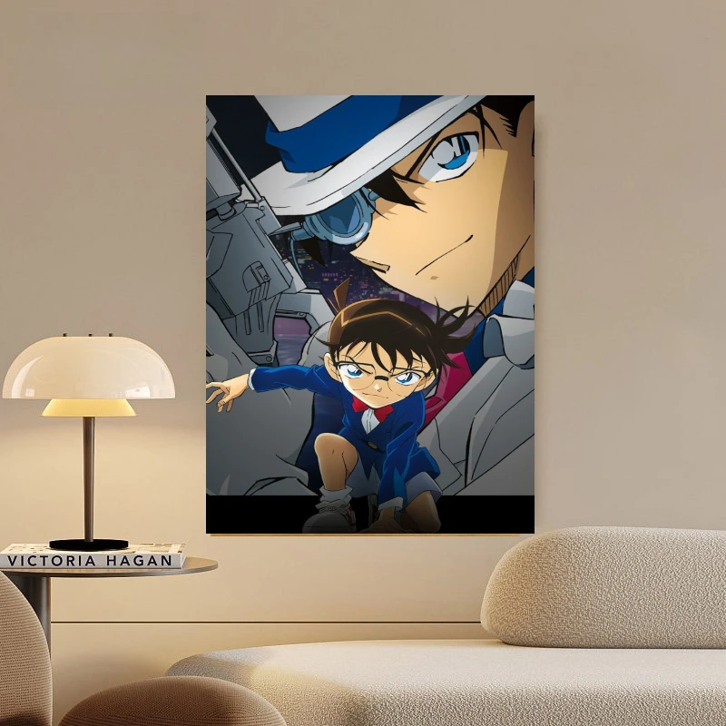 Detective Conan Oil Painting Japanese Anime By Numbers Modern Wall Decor for Living Room Bedroom Perfect Gift No Frame